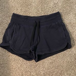 Lululemon Navy Cloth Shorts